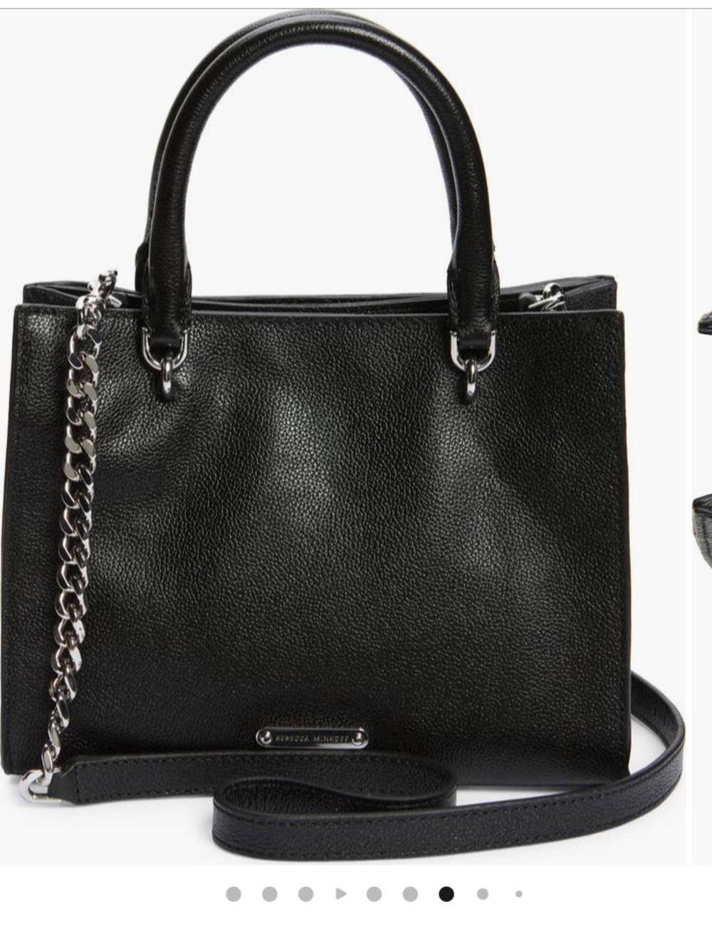 Rebecca Minkoff Amour Mini
Tote Black Leather Crossbody - Picture 6 of 14